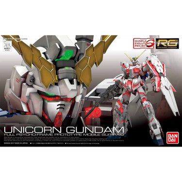 Bandai 5061620 RG 1/144 Unicorn Gundam - Hobbies Online